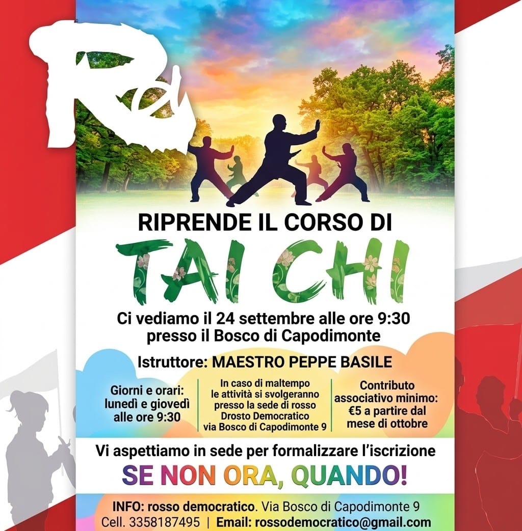 Napoli, 'Cultura, formazione e movimento a Capodimonte'